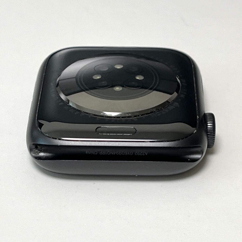 Apple Watch Series6 GPS 44mm アルミニウム バッテリー79% M00H3J/A スペースグレイ バンドM/L A2292 本体 中古 S416