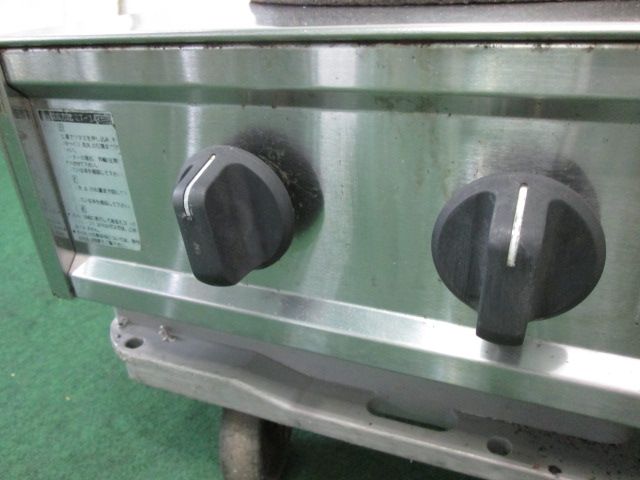 マルゼン 業務用 2口 ガスコンロ 13A 都市ガス用 M-222C(0508CH)7AT-13S