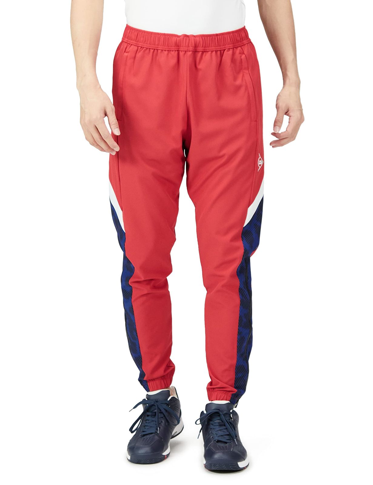 新品 [DUNLOP] ダンロップ テニスパンツ バドミントン ウインドパンツ DAW-4290 レッド L