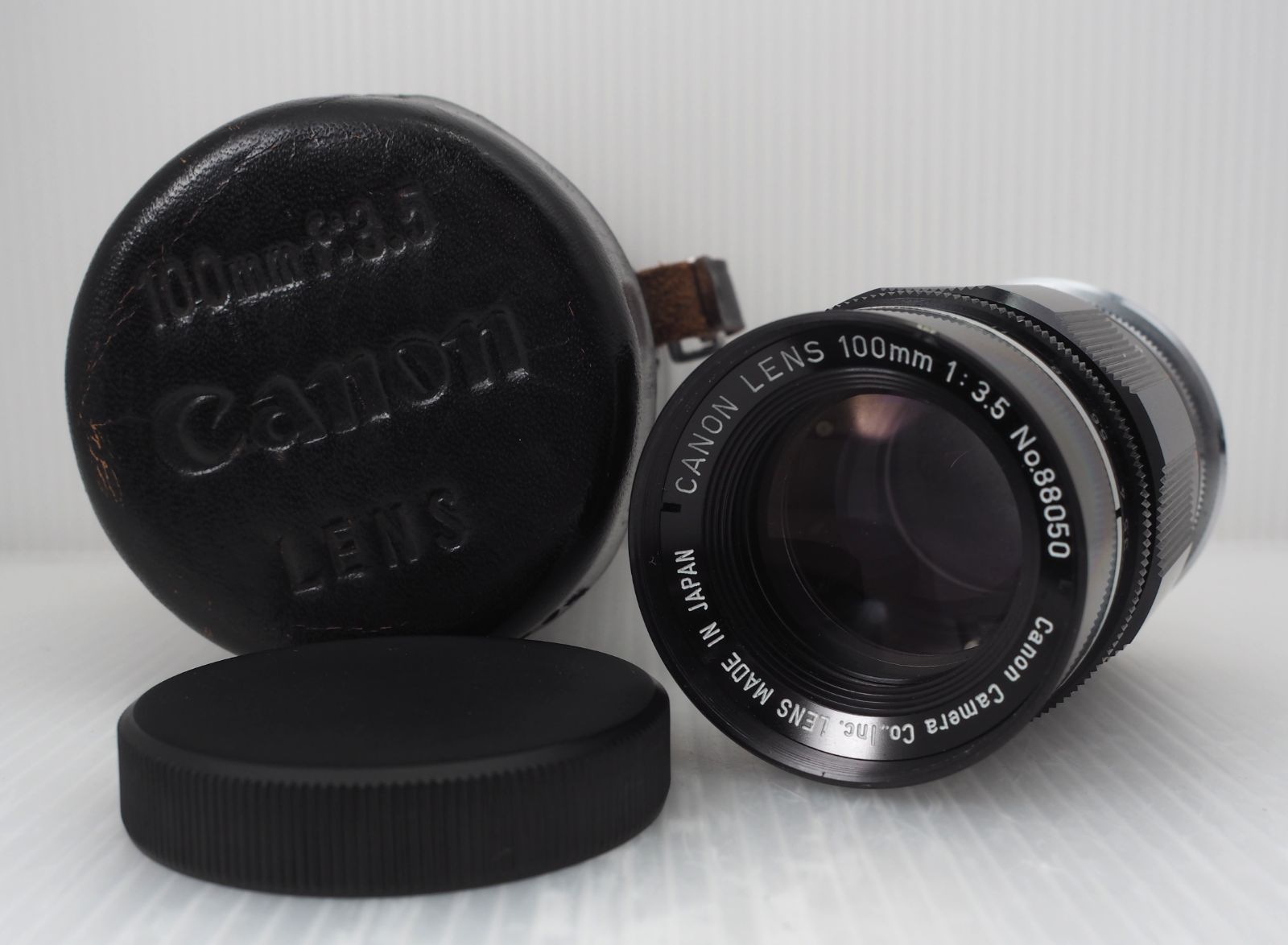 キヤノン Canon 100mm F3.5 Lens L マウント ケース付き #NA19-4