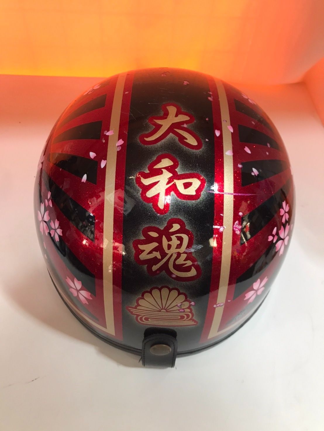 押忍の精神 富士日章 コルク半 ヘルメット ロケットカウル BEET 桜 富士日章 コルク半 ヘルメット 三段シート ロケットカウル - メルカリ