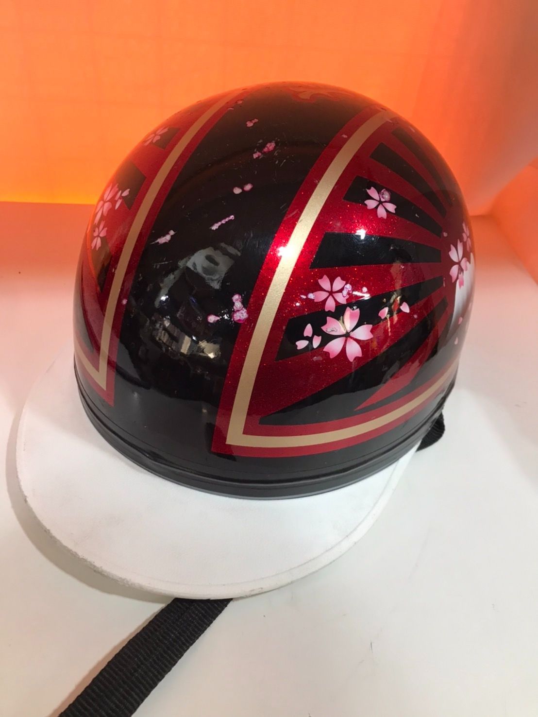 桜 富士日章 コルク半 ヘルメット 三段シート ロケットカウル - メルカリ