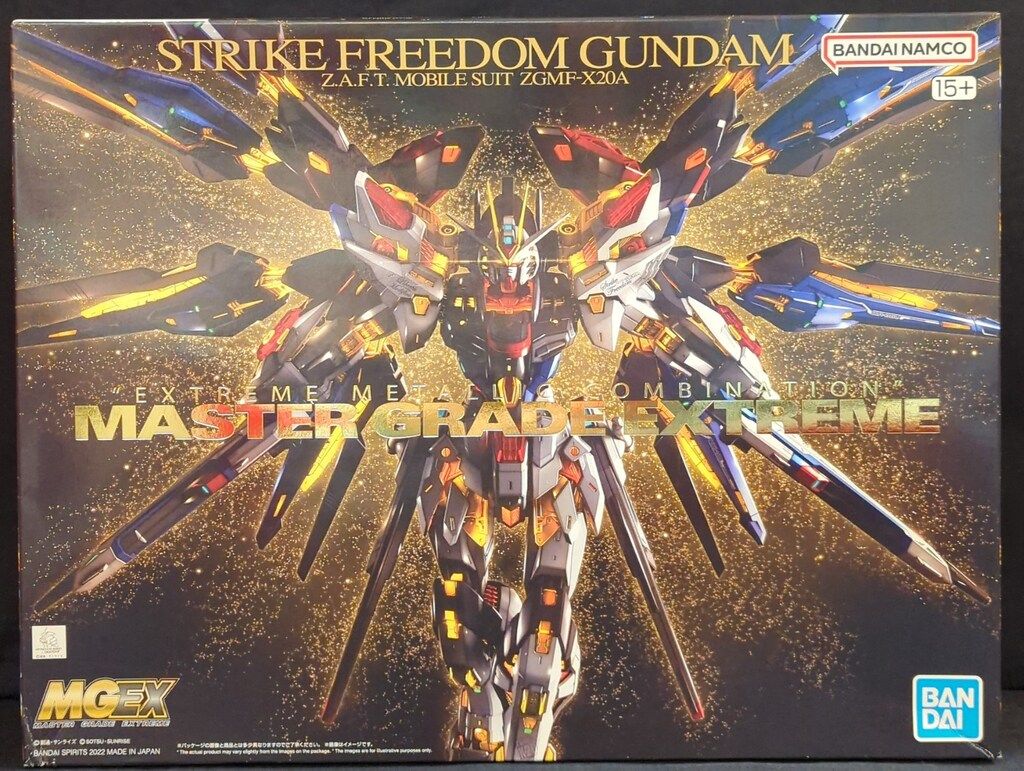 BANDAI SPIRITS MGEX 1/100 機動戦士ガンダムSEED DESTINY ストライクフリーダムガンダム/15+表記