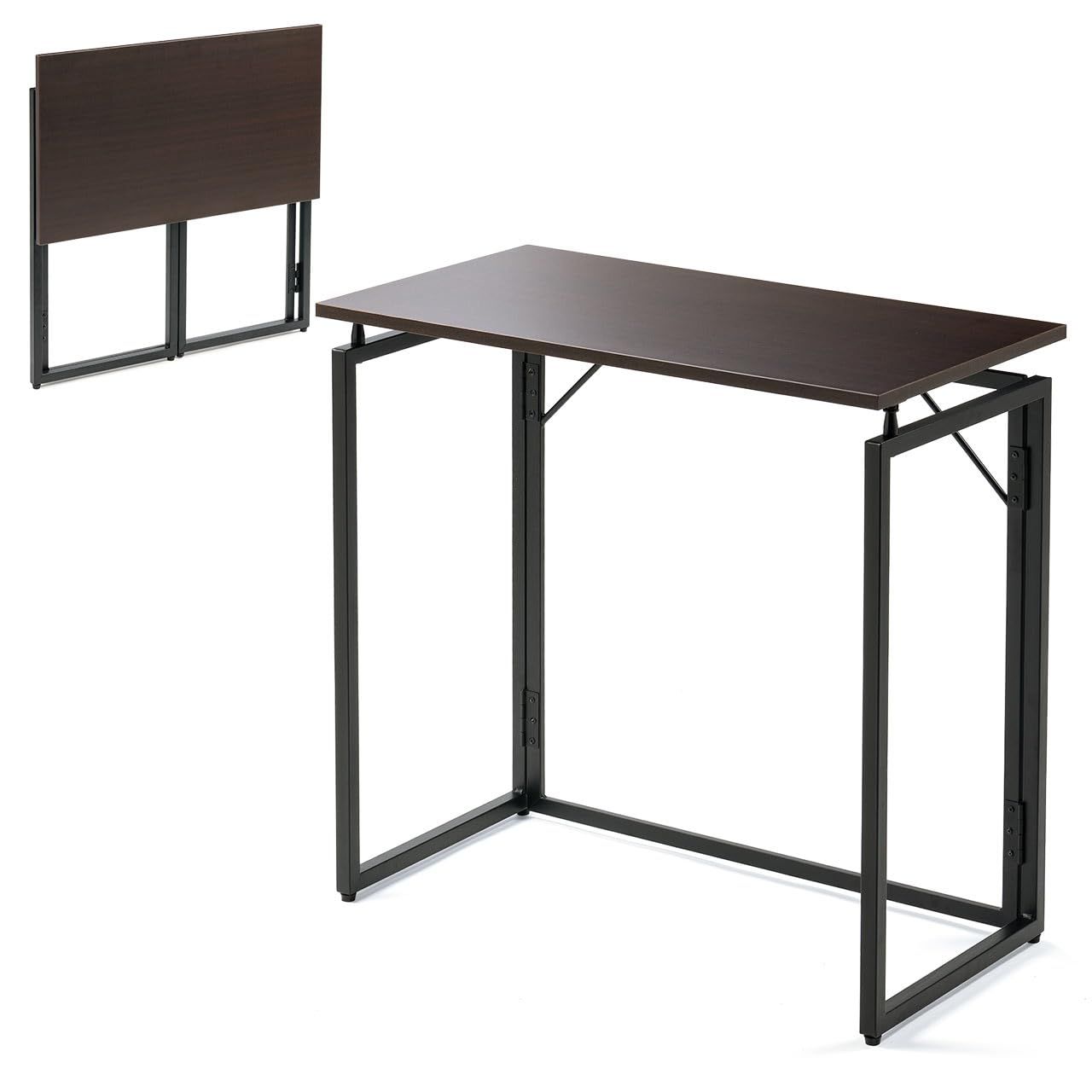 サンワダイレクト 折りたたみデスク コンパクト 幅73×奥行40×高さ70cm 耐荷重20? 完成品 パソコンデスク 折り畳みテーブル ブラウン 100-DESKH075Mpms d2e5a7c2 サンワダイレクト 折りたたみデスク コンパクト 幅73×奥行40×高さ70cm 耐荷重20? 完成品 パソコンデスク 折り畳みテーブル ブラウン 100-DESKH075Mpms d2e5a7c2