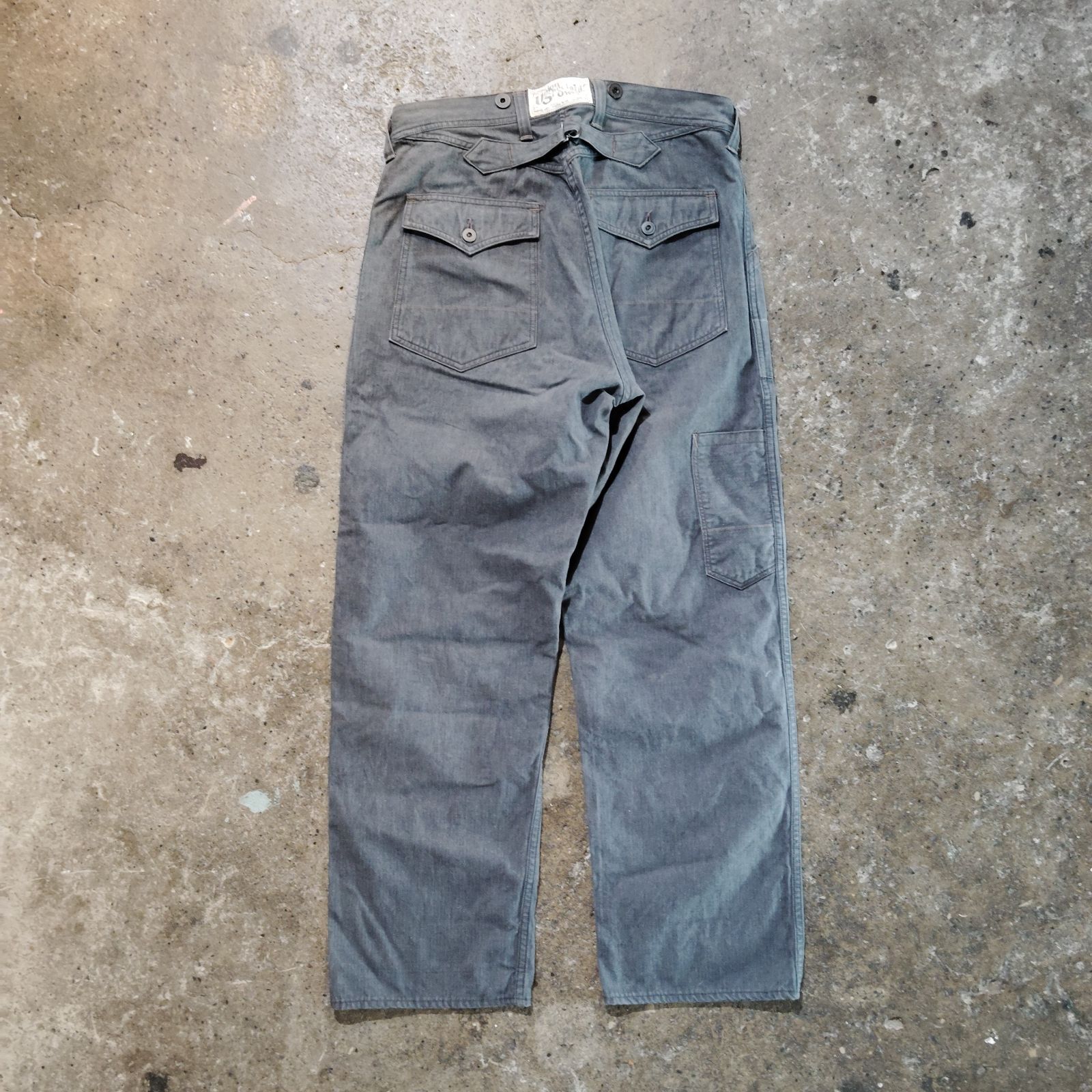 FREEWHEELERS STEAM DONKEY OVERALLS HBT W34 L32 フリーホイーラーズ