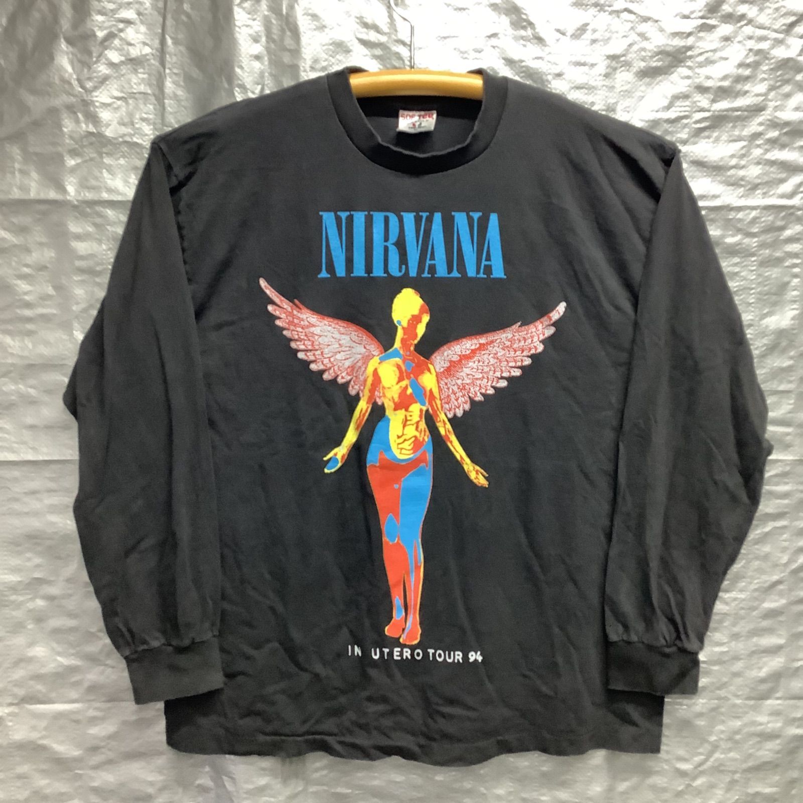 NIRVANA ロングTシャツ XLサイズ ニルヴァーナ 長袖Tシャツ TEE JAYS SOF TEE