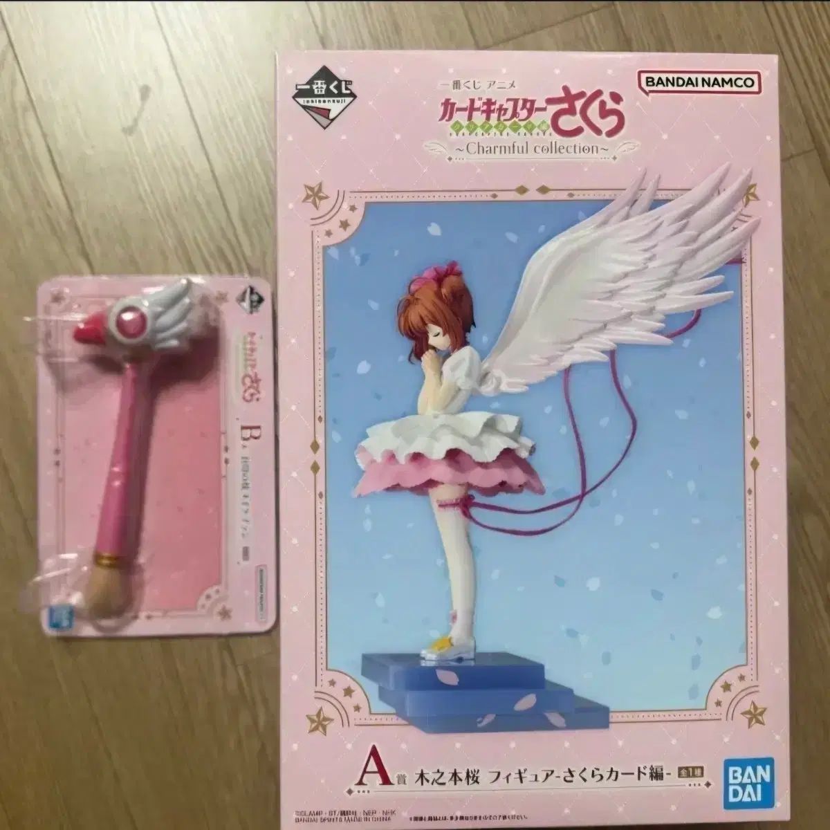 9万) カードキャプターさくら 一番くじ A賞 フィギュア + C賞 