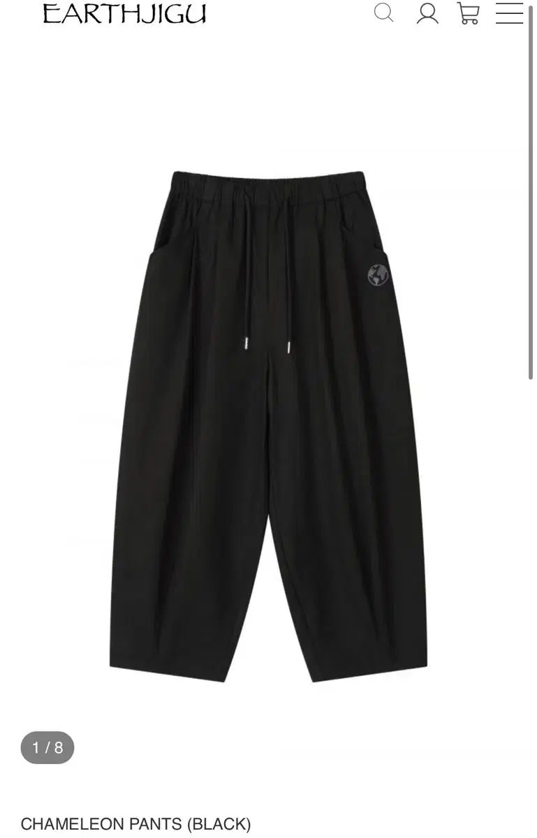US地球) Chameleon Pants BK F