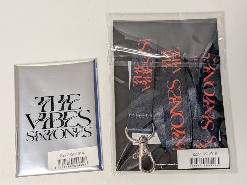 新品未開封 SixTONES THE VIBES特典 2点セット トレカ/ネック