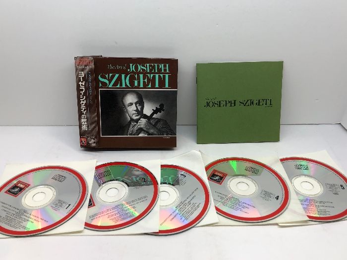 5CDBOX　ヨーゼフ・シゲティの芸術　生誕１００年記念　EMI国内盤