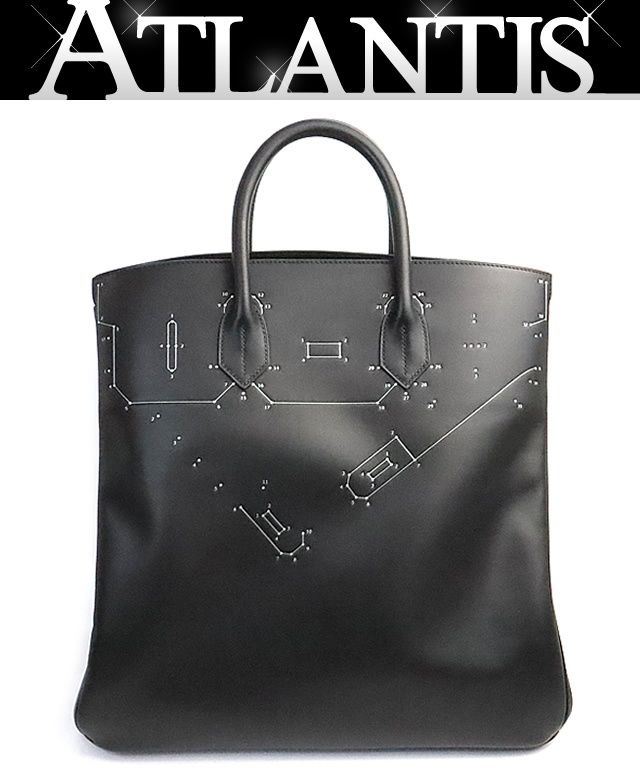 【広尾店】美品 エルメス HERMES コネクト ザ ドット オータクロア40 ハンドバッグ エヴァーグレイン 黒 K刻印(2025年) 【19274】