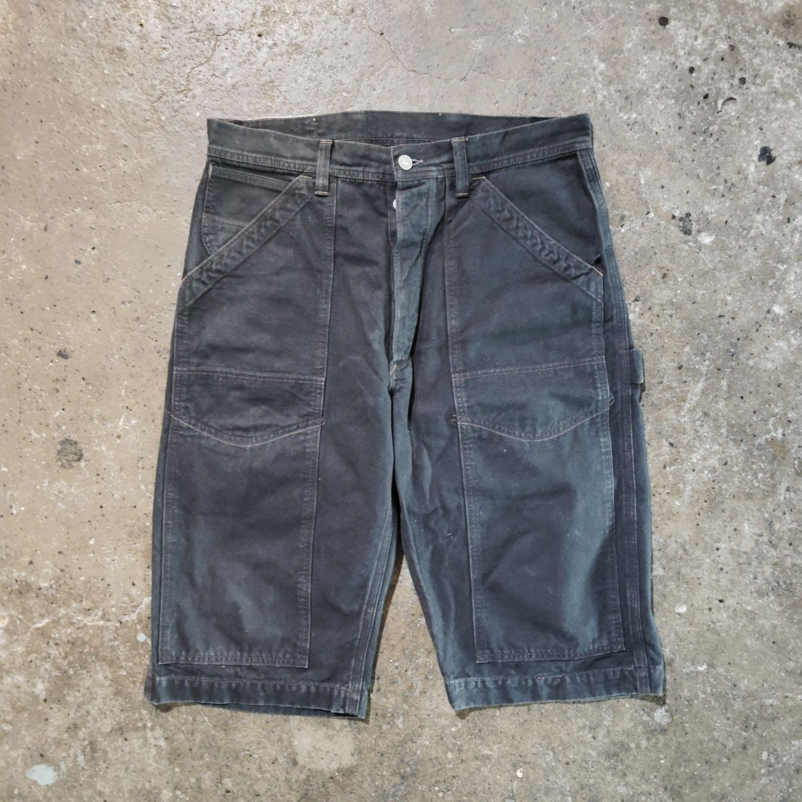 FREEWHEELERS ダックダブルニーハーフパンツ W34 フリーホイーラーズ
