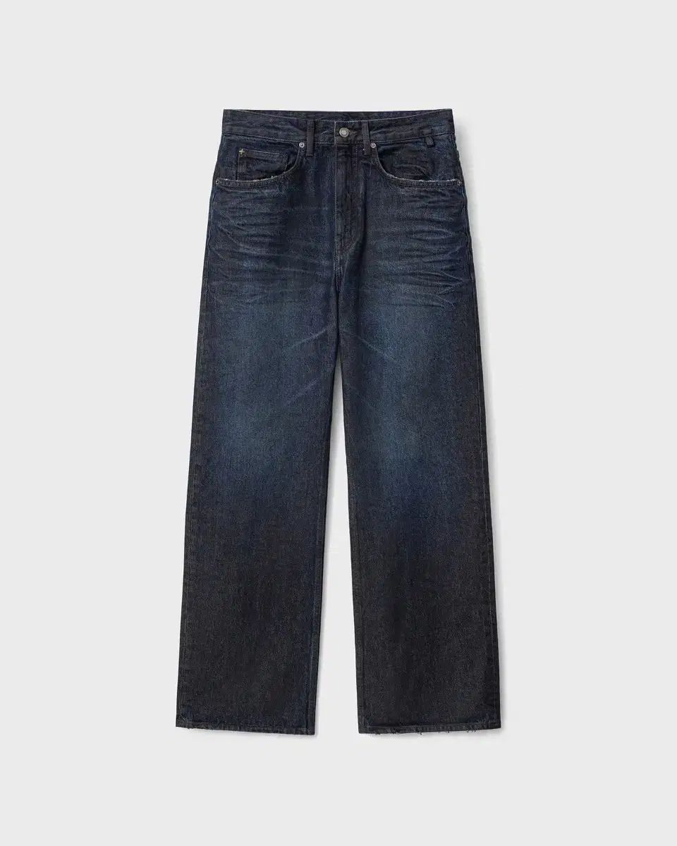 30 ベルリエ ミッドワイド デニム ブラックミスト Indigo ロングタイプ