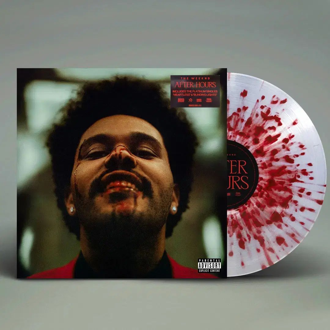 The Weeknd 週末 lp ー After Hours スプラッター 限定盤