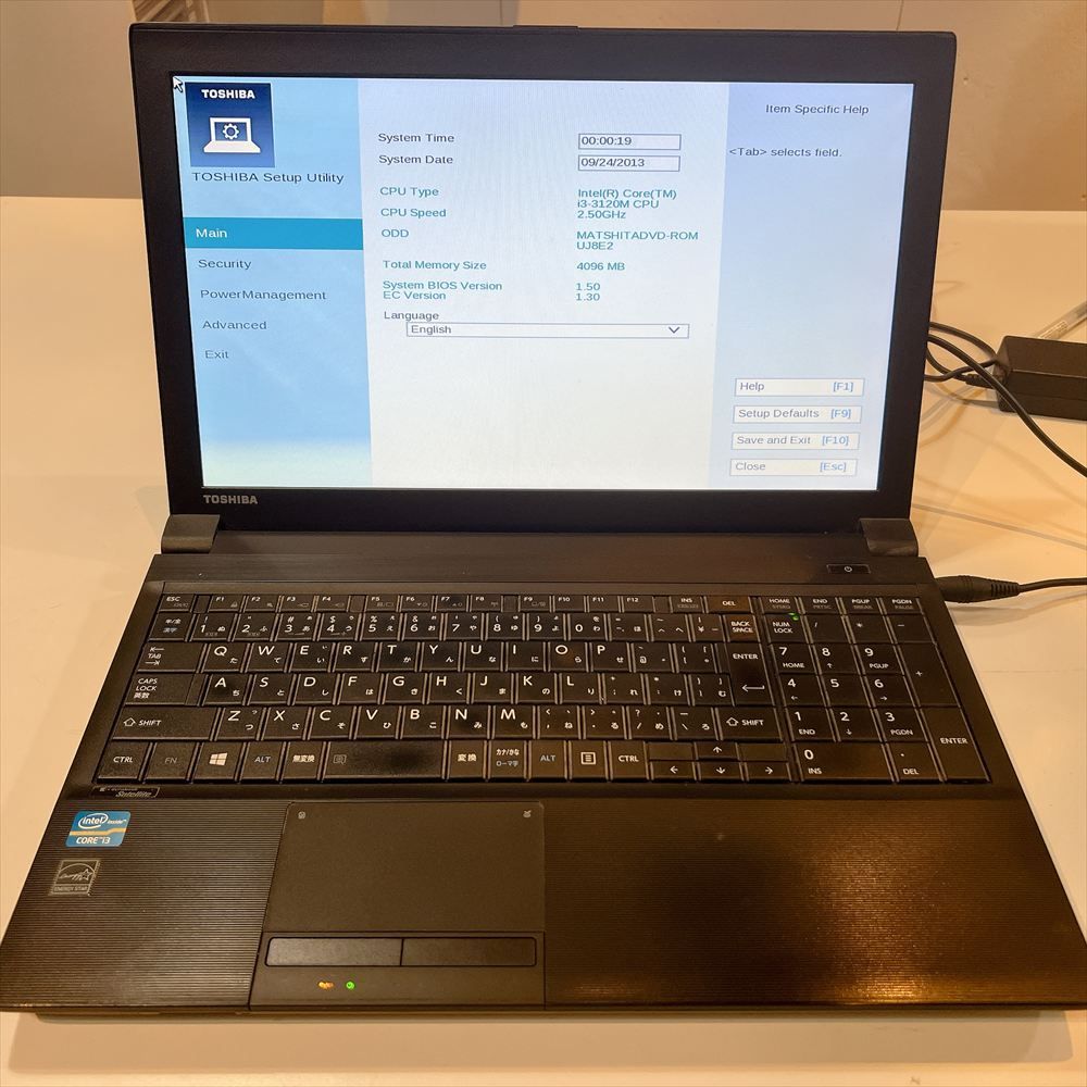 【ジャンク品】TOSHIBA dynabook D31/TBT ジャンクPC】Dynabook B553/J メモリ4GB- メルカリ