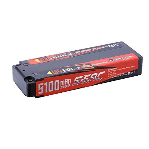 SUNPADOW S-ERCシリーズ5100mAh 7.4V 2S 70C リポバッテリーハードケース、RCトラックRCトラギー RC 無人ヘリコプターFPVレーシングに適用e ab0249c4