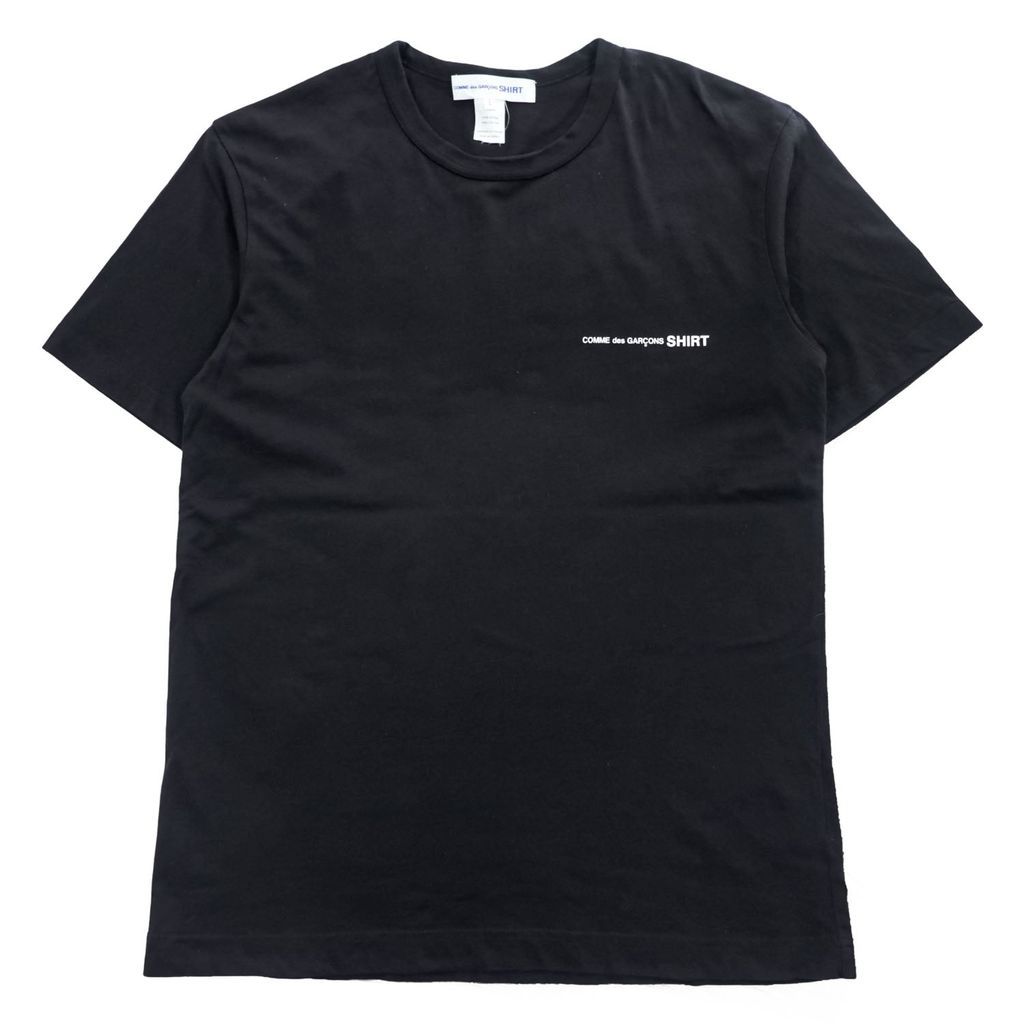 COMME des GARCONS SHIRT ワンポイントロゴ Tシャツ L ブラック S28119 トルコ製