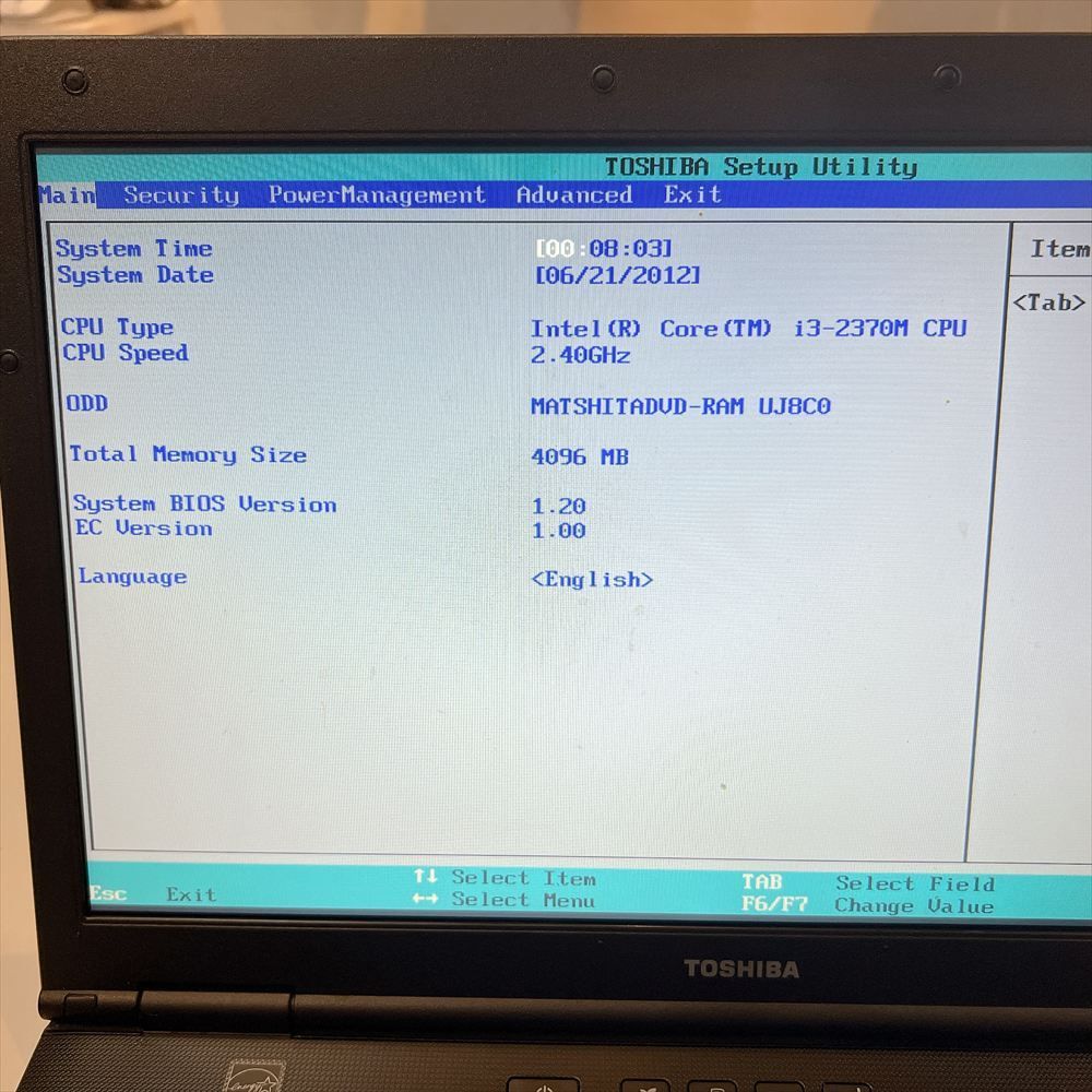 ジャンク】TOSHIBA Dynabook B552/F-メルカリ