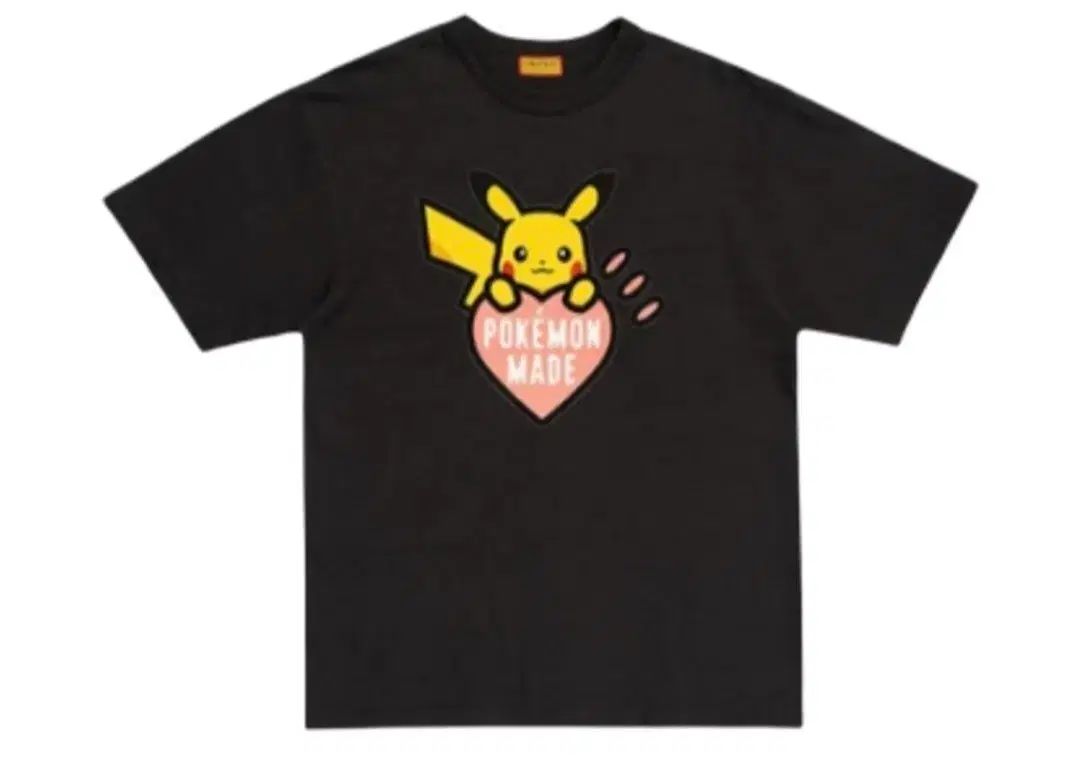 XL HUMAN MADE Xポケットモンスター グラフィック Tシャツ ブラック コーラル ピンク