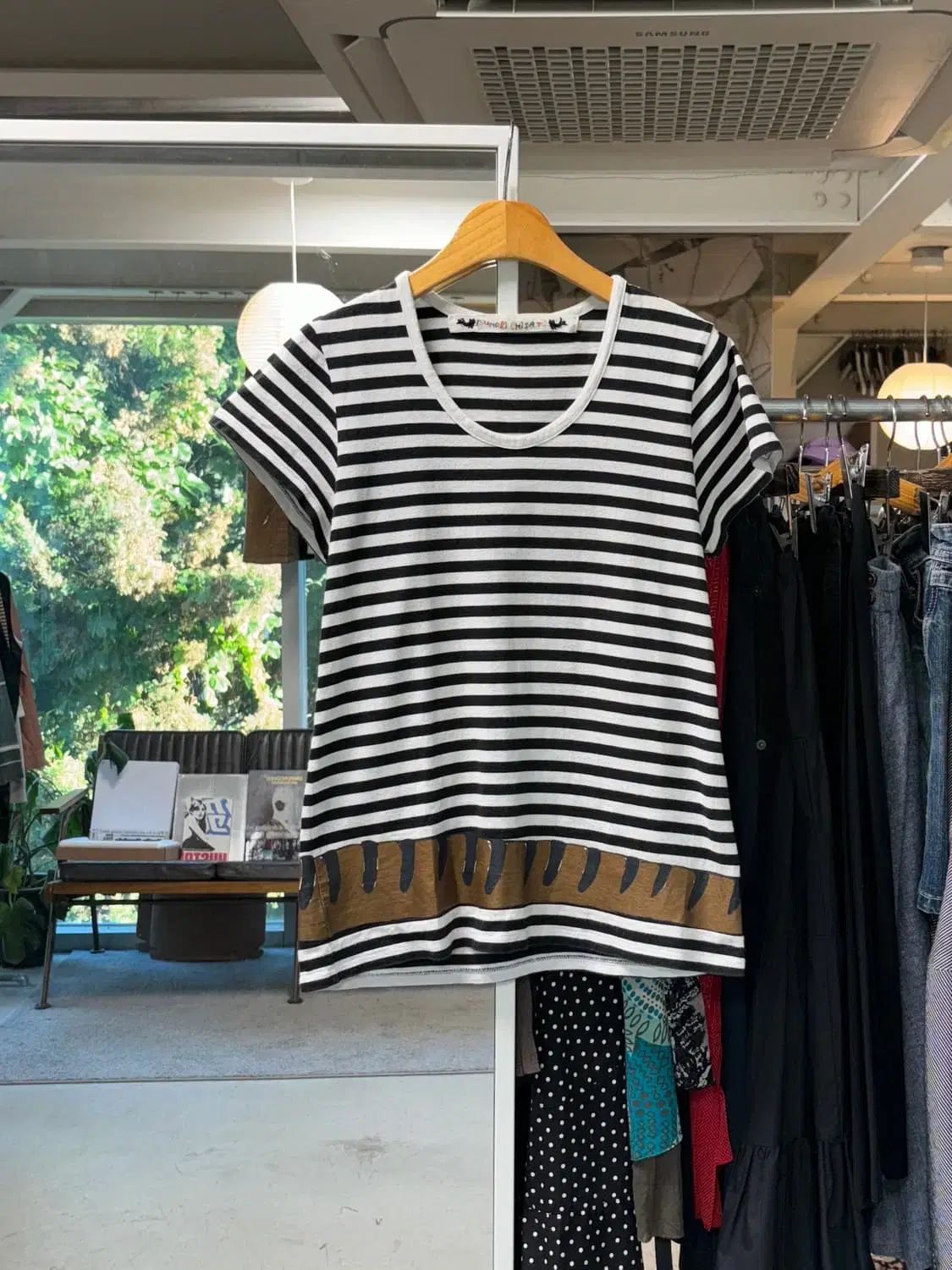 ツモリ チサト ストライプ Tシャツ