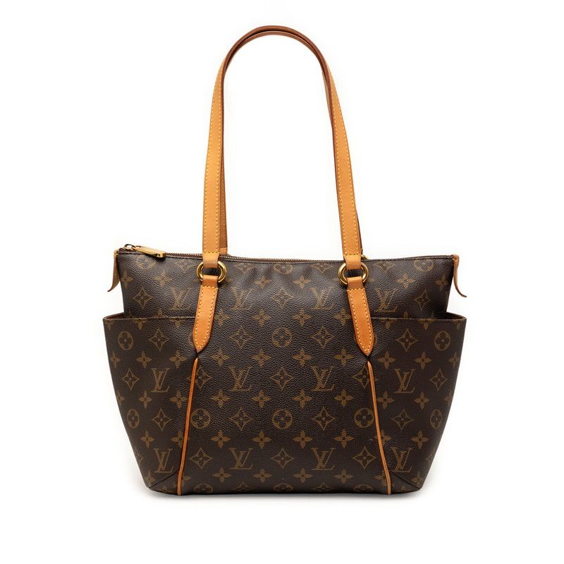 ルイ ヴィトン モノグラム トータリーPM ハンドバッグ ショルダーバッグ M56688 ブラウン PVC レザー レディース LOUIS VUITTON【1-0268861】