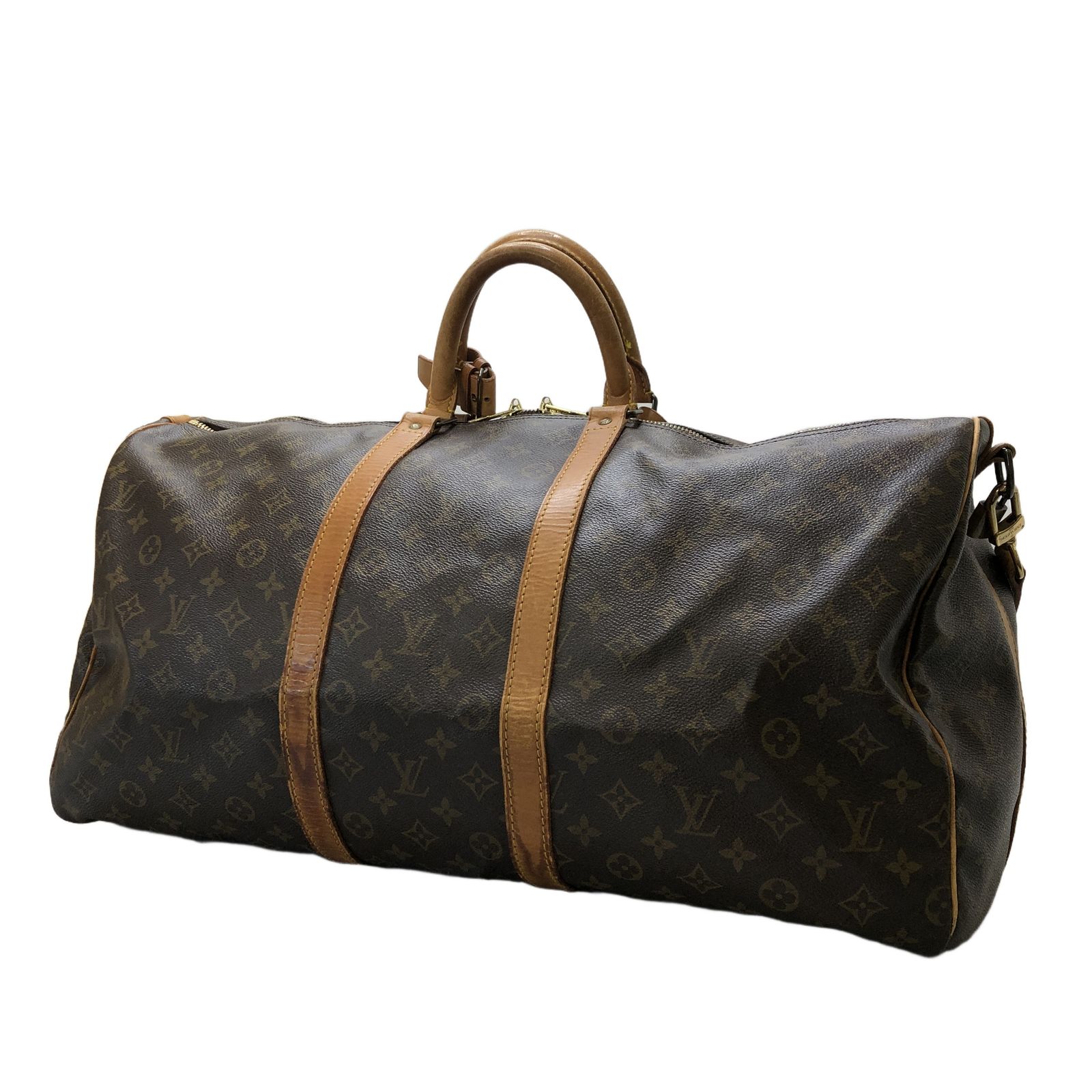 LOUIS VUITTON ルイ ヴィトン モノグラム キーポル バンドリエール 55 ボストンバッグ ショルダーバッグ 2WAY M41414 中古 T11250574 28,470円