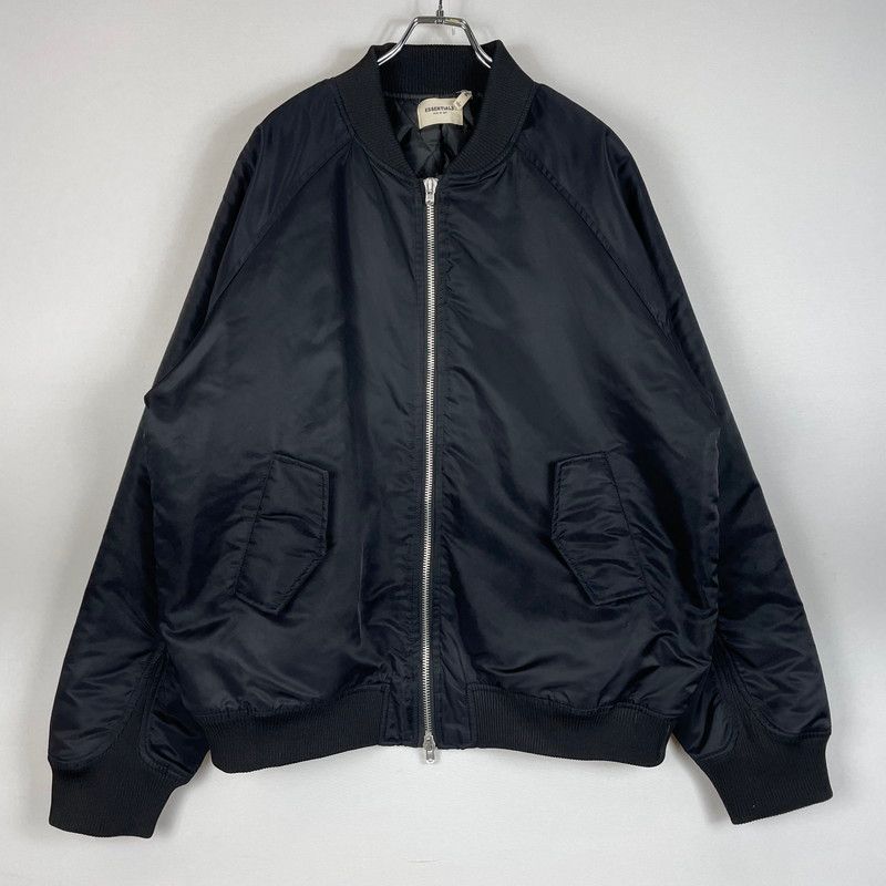 【中古品】 FEAR OF GOD ESSENTIALS フィアーオブゴッド エッセンシャルズ MA-1 FLIGHT JACKET MA-1 フライトジャケット アウター 【142-260531-yo-04-tei】
