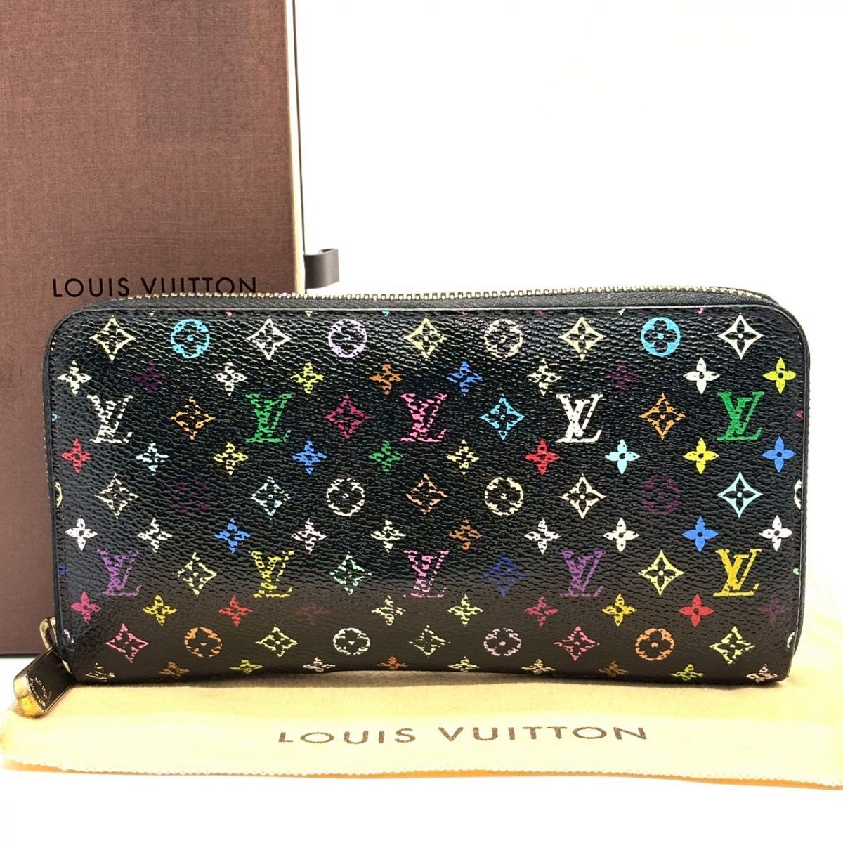 色彩は時代を超える】 LOUIS VUITTON 長財布 モノグラム マルチカラー 