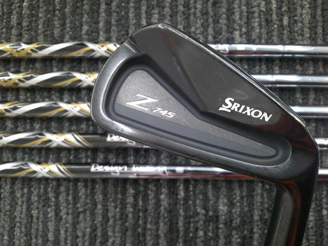 中古 アイアンセット ダンロップ スリクソンZ745 BLACK/NSPRO980GH D.S.T. Design Tuning/S/25[8942]■博多