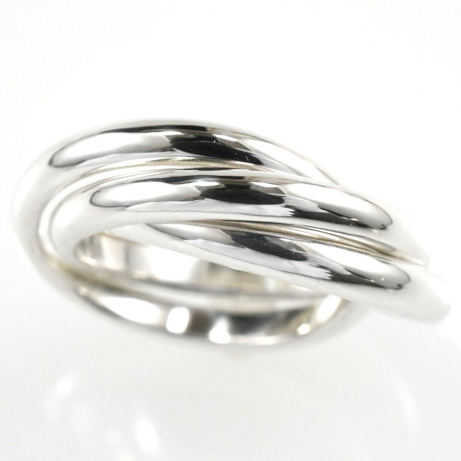 Tiffany&Co. ティファニー 3連 リング シルバー silver 925 SIZE:11号 指輪