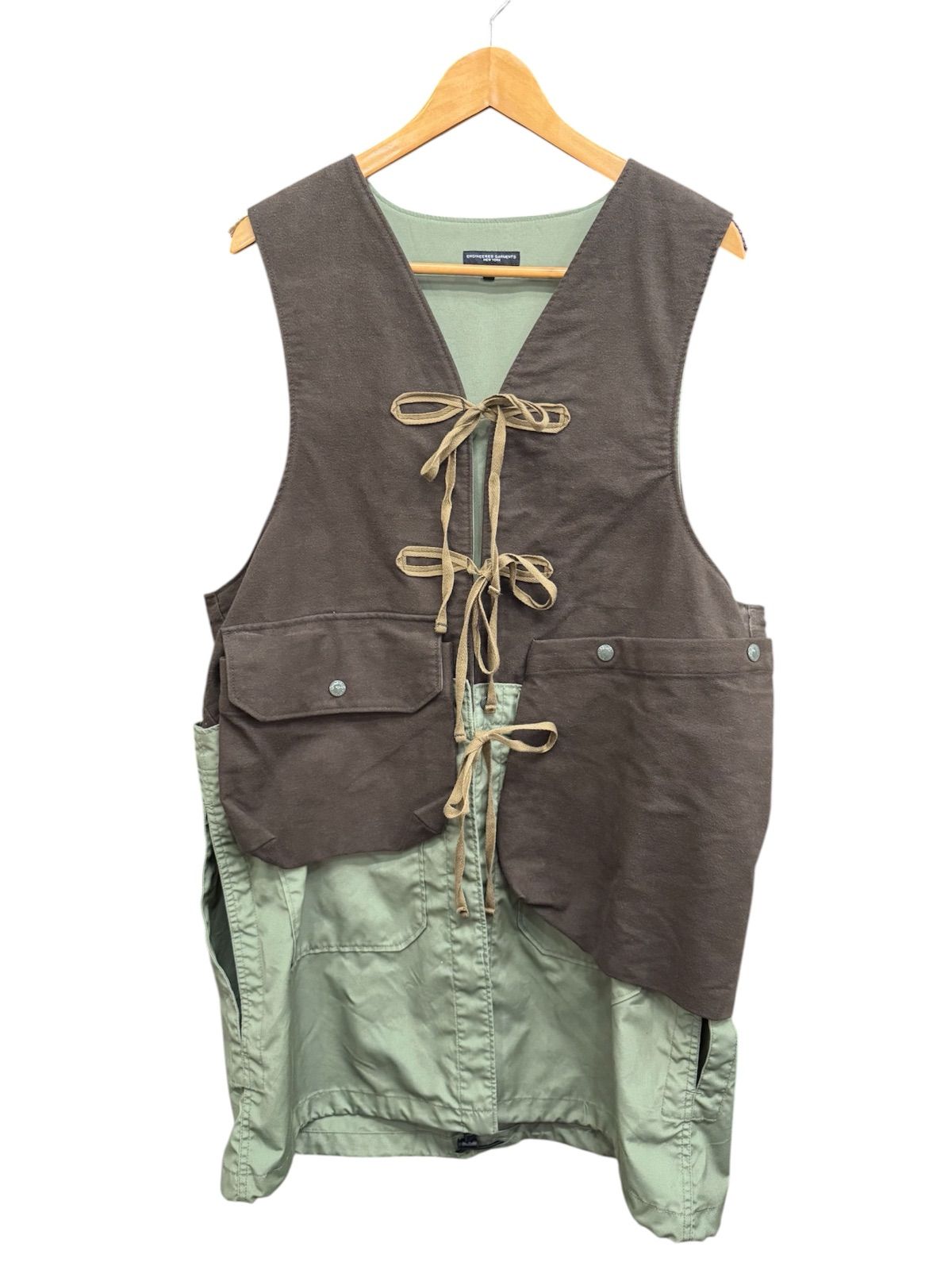 ENGINEERED GARMENTS エンジニアードガーメンツ　Fishingvest　PC coated cloth フィッシングベスト