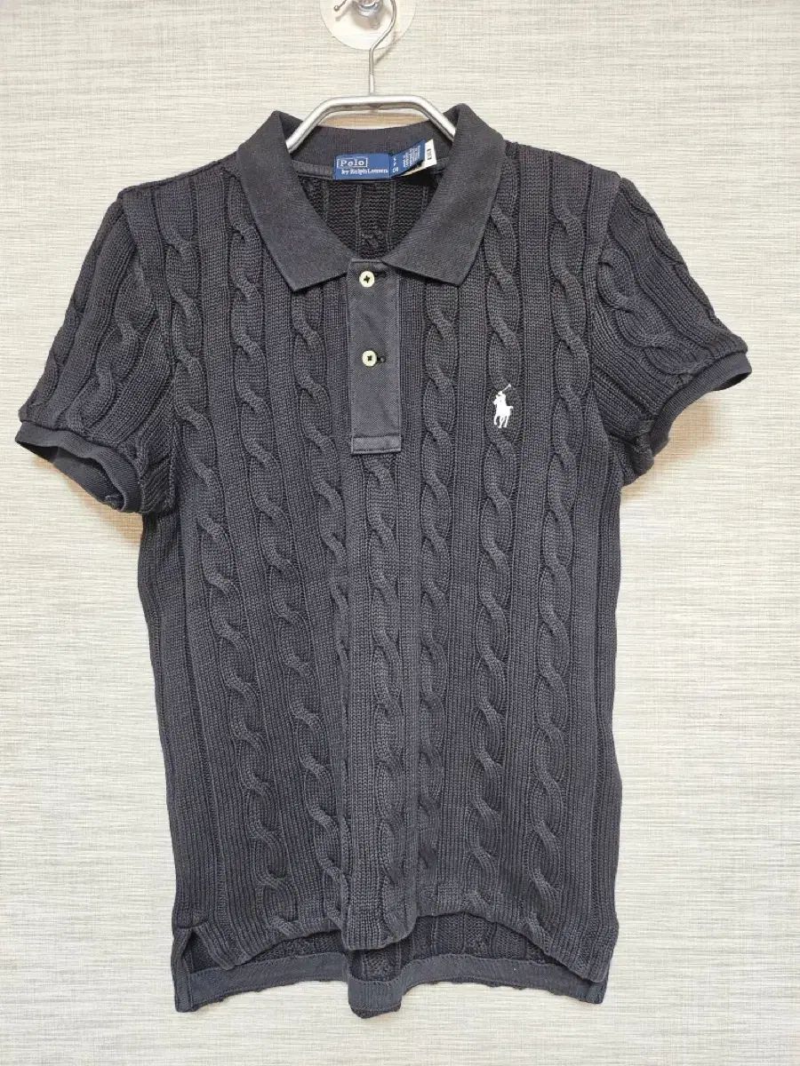 ポロラルフローレン ケーブル半袖カラーTシャツ