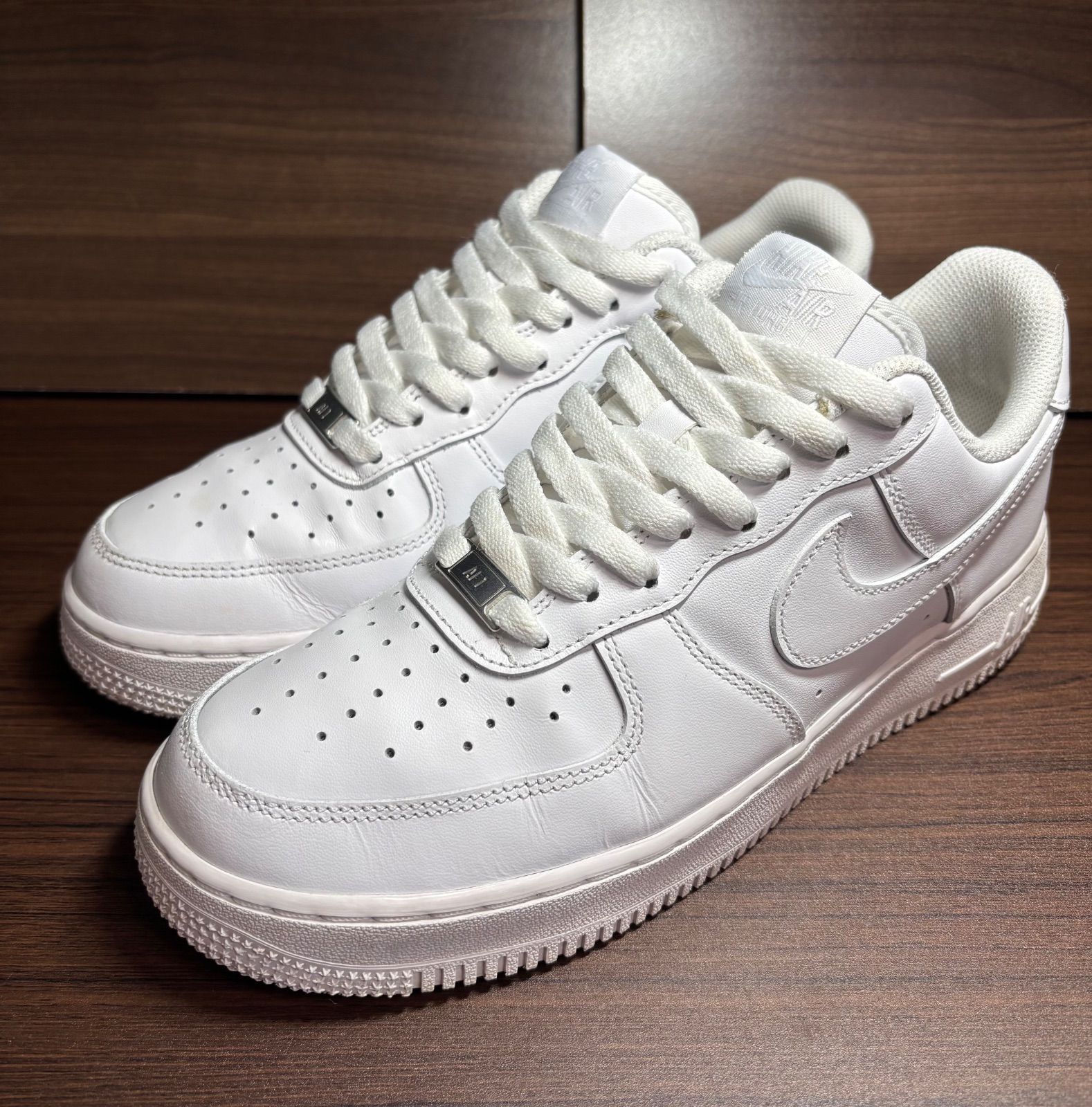 ナイキ エアフォース1 ロー '07 ホワイト/ホワイト 中古品　size26.5㎝