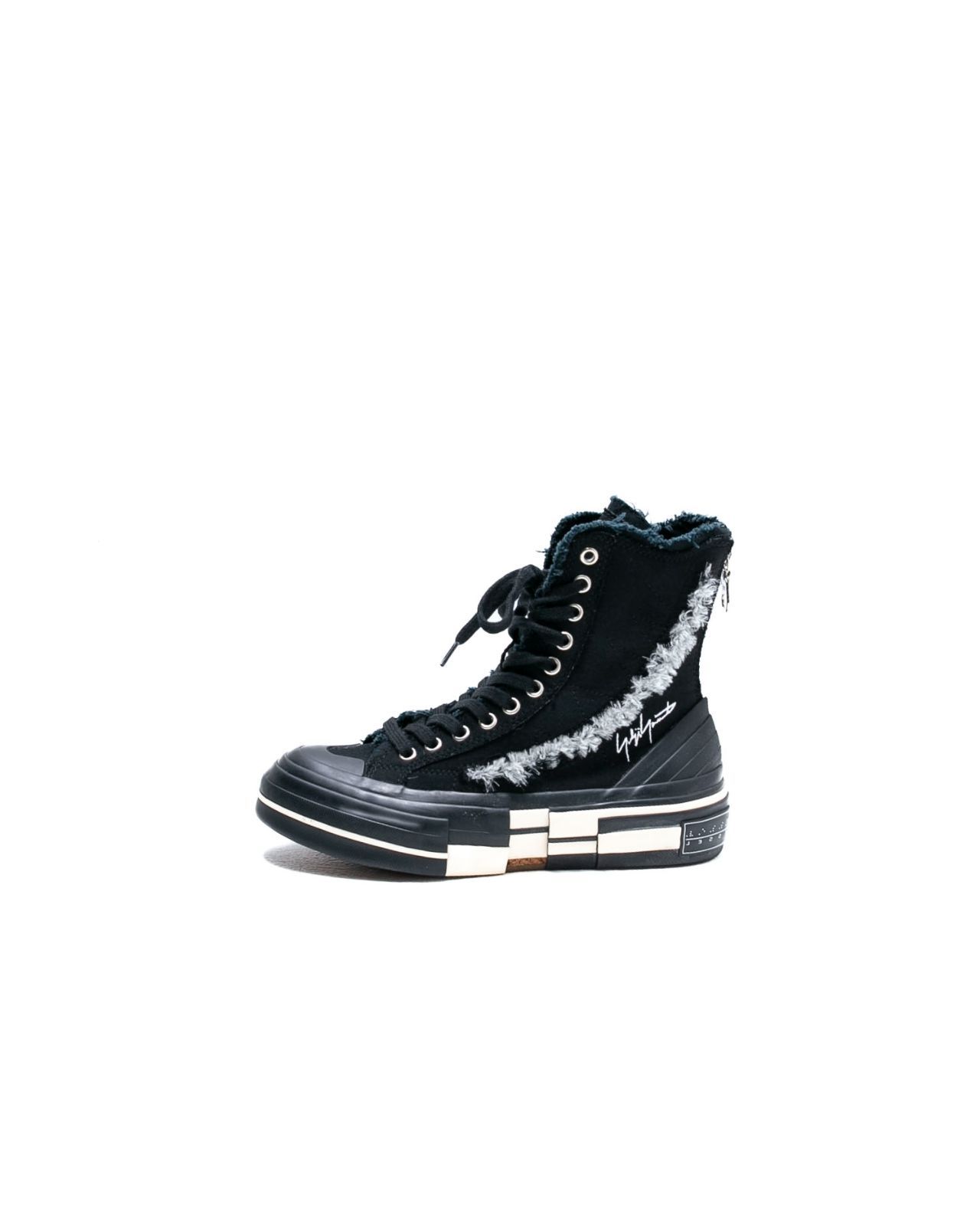 Yohji Yamamoto × Vessel　ヨウジヤマモト×ヴェセル　裁ち切りハイカットスニーカー