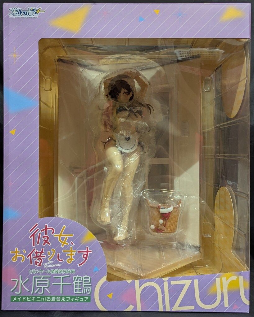 箱入り娘 水原千鶴 メイドビキニniお着替えフィギュア PVC