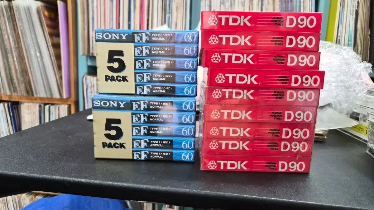 ソニー EF 60 分 テープ 5 侵入 ／ TDK D90 9 犬