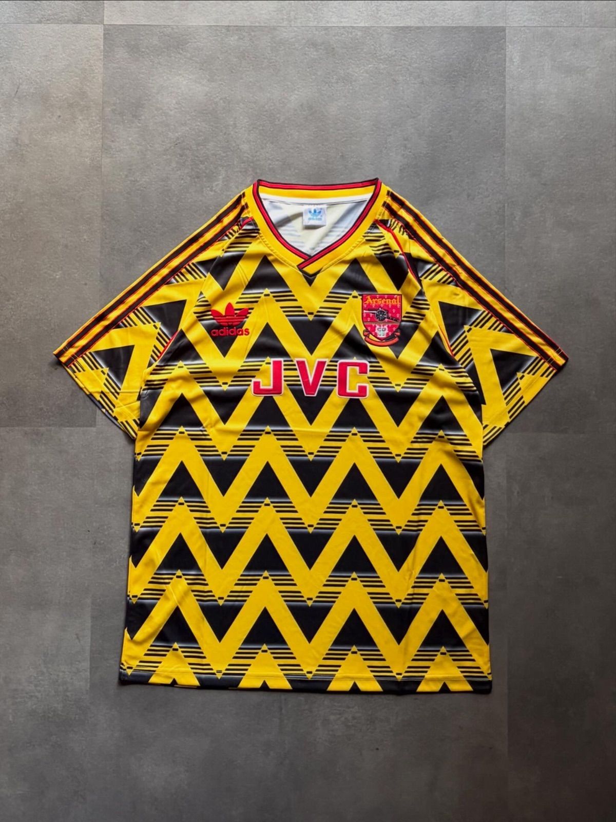 アーセナル Arsenal adidas JVC ユニフォーム トレフォイル 総柄 シャツ