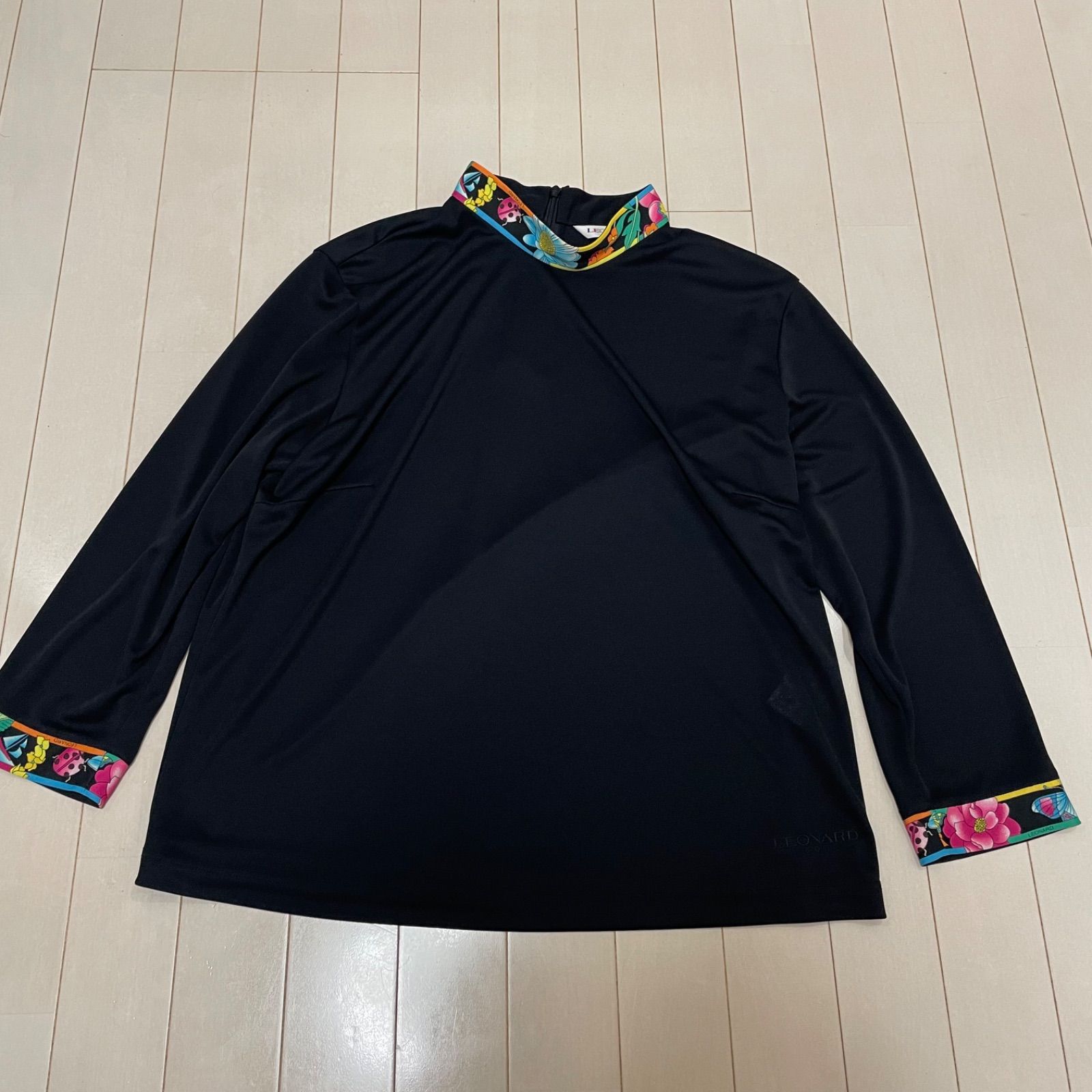 レオナールスポーツ LEONARD SPORT ハーフジップ カットソー 44 XL