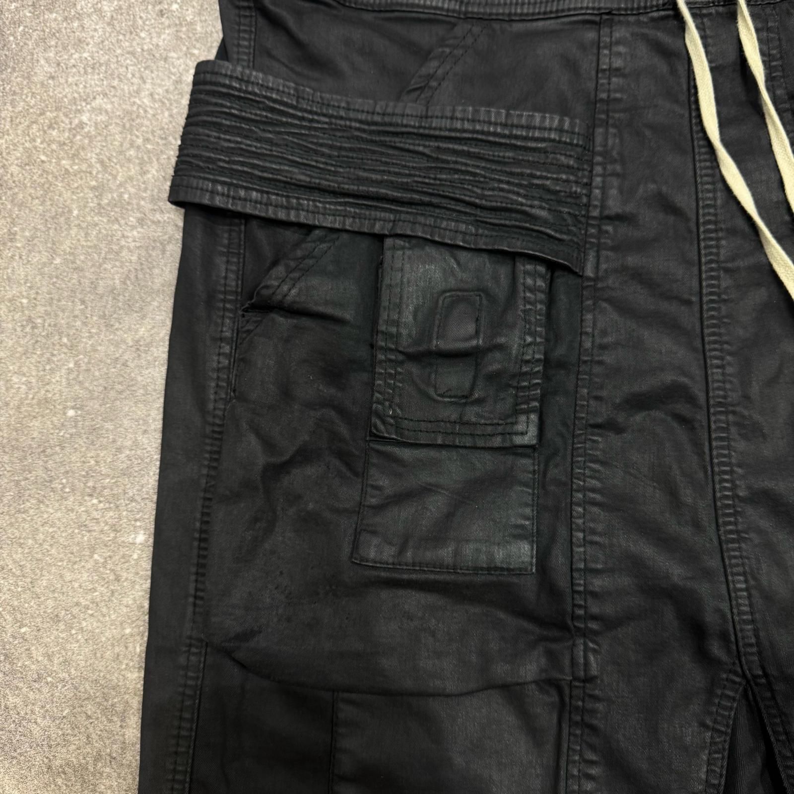 RICK OWENS DRKSHDW 19SS コーティングサルエルショーツ ハーフパンツ