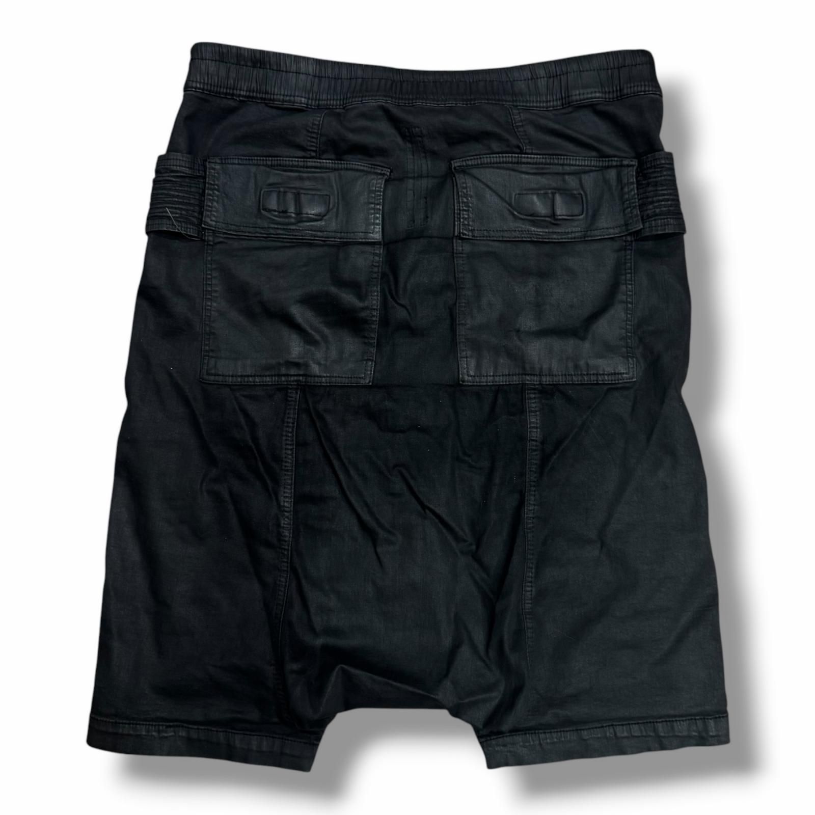 RICK OWENS DRKSHDW 19SS コーティングサルエルショーツ ハーフパンツ