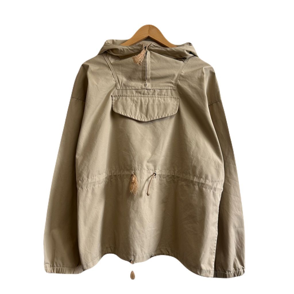 vintage 60s~ unknown コットンアノラックパーカー プルオーバー AERO zip使用 ベージュ SIZE 44 NO.T597 8,250円