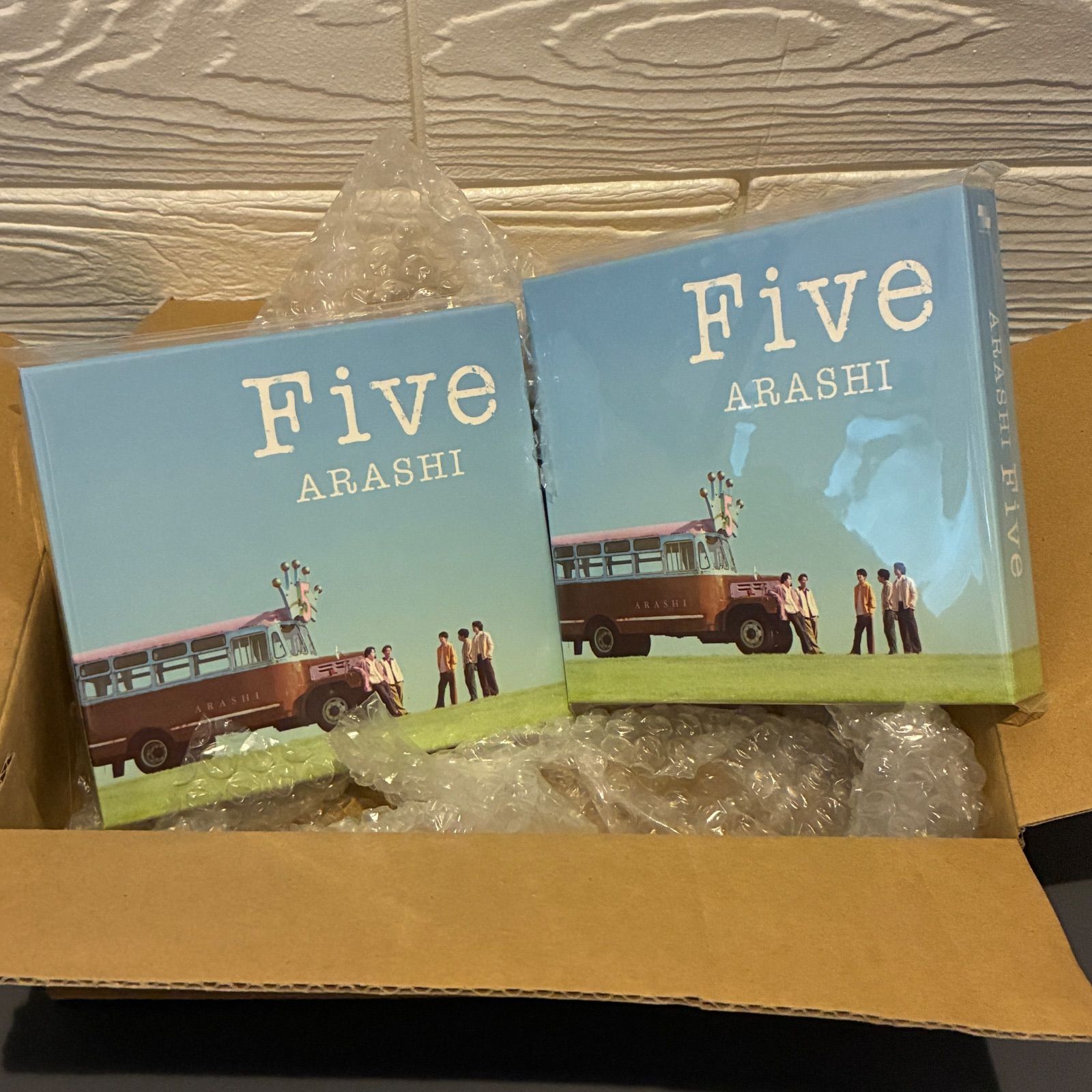 2種◇嵐 Five CD 2枚セット（CD＋DVD & CD＋Blu-ray） - メルカリ