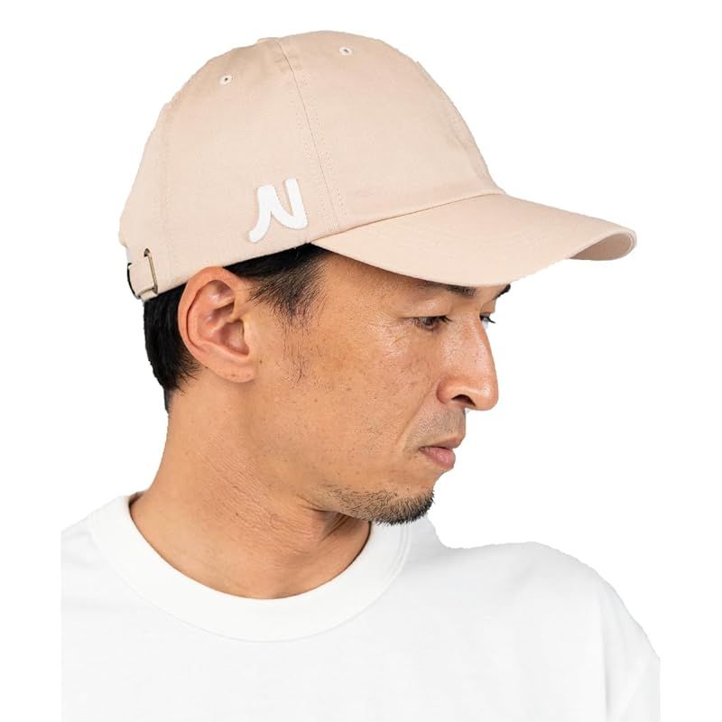 【新品】 [ナコタ] スタンダード バイザー ロゴキャップ メンズ レディース 帽子 ベースボールキャップ 深め UV コットン 大きめ 大きいサイズ 春 夏 キャンプ アウトドア L/ディープ(頭囲55～58cm) ベージュ