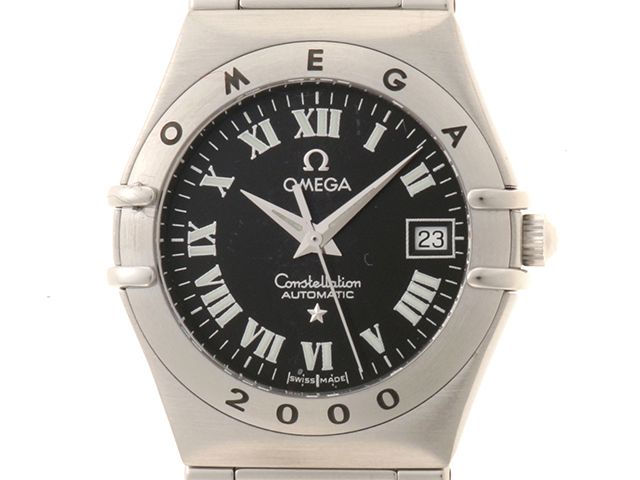 OMEGA オメガ ウォッチ コンステレーション・2000年限定 時計 1594.50 腕時計 ステンレス ブラック レディース【中古】437