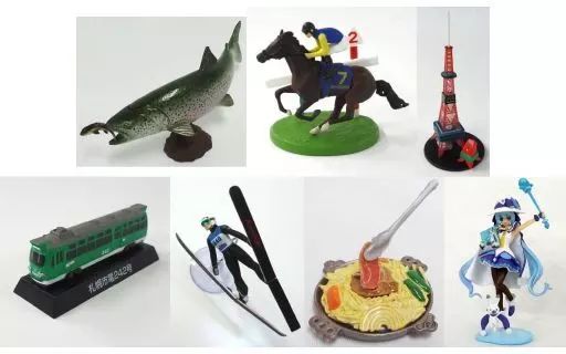 【中古】トレーディングフィギュア 全7種セット 「北海道フィギュアみやげvol.3」 新千歳空港限定