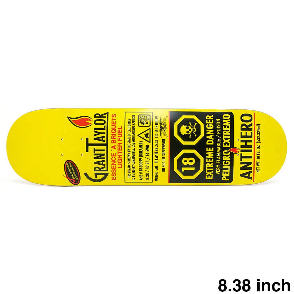 ANTIHERO DECK アンチヒーロー デッキ GRANT TAYLOR FUELED UP 8.38 スケートボード スケボー