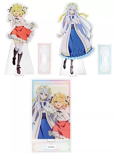 【中古】アクリルスタンド・アクリルパネル 全3種セット アクリルスタンドフィギュア 「くじ引き堂 転生王女と天才令嬢の魔法革命 オンラインくじ」 B賞