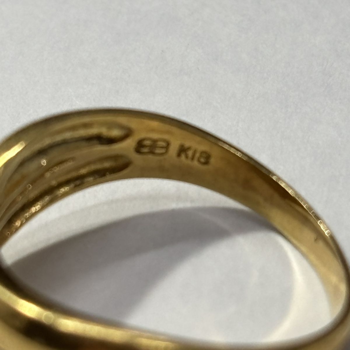 ◎【中古／3g】 K18 リング 7号(内径15mm) 18金 金製品 - メルカリ