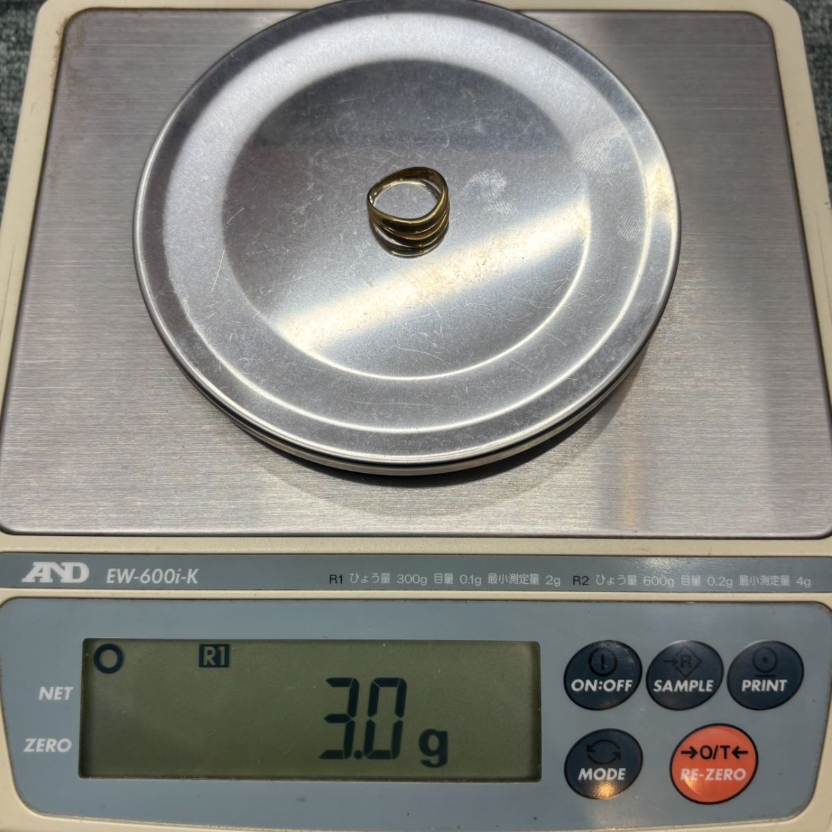 ◎【中古／3g】 K18 リング 7号(内径15mm) 18金 金製品 - メルカリ