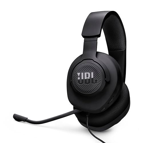 JBL QUANTUM 100M2 ゲーミングヘッドセット/ヘッドホン/3.5MM接続/エントリーモデル/ブラック/JBLQTUM100M2BLKe 02188283